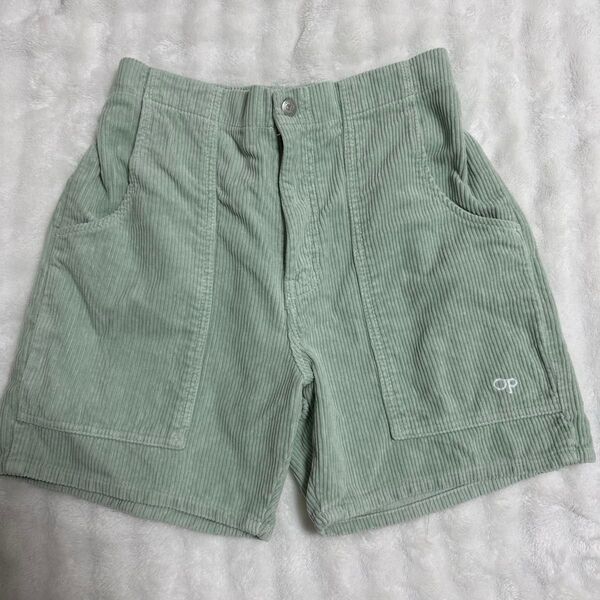 オーシャンパシフィック ハーフパンツ sサイズ ミントグリーンOcean Pacific ショートパンツ コーデュロイ