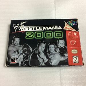 N64resru mania 2000 North America version WWF WRESTLEMANIA 2000