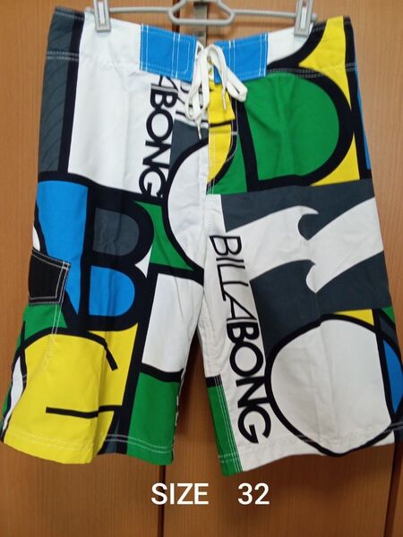 BILLABONG ボードショーツ★海パン メンズ サイズ32 マルチカラー