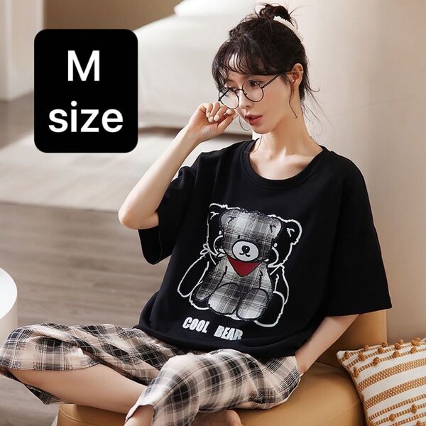 レディース ルームウェア パジャマ 寝巻き 上下セット 部屋着 リラックス 半袖Tシャツ Tシャツ