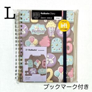 ★Loft WEB限定★ ロルバーン アイシングクッキー ダイアリー Lサイズ & ブックマーク 2点セット デルフォニックス