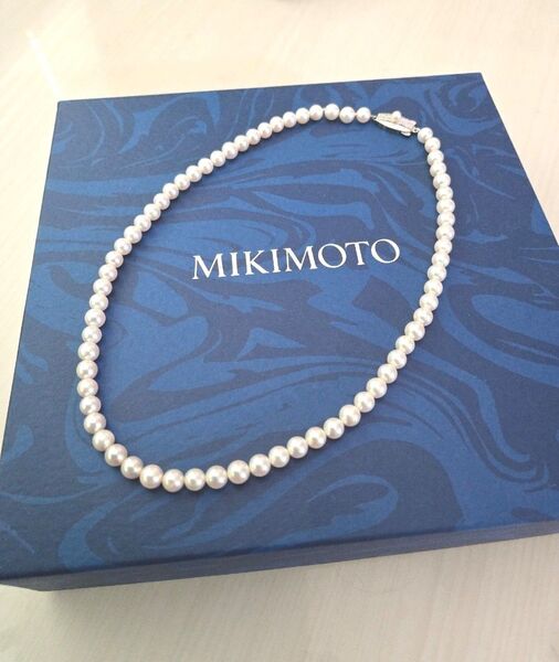 ミキモト MIKIMOTO パールネックレス 6-6.5mm あこや真珠 シルバー フォーマル 冠婚葬祭