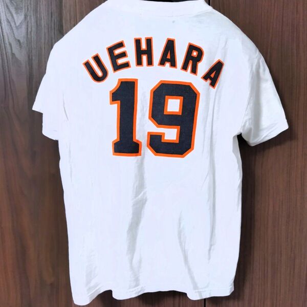 中古 読売ジャイアンツ 上原浩治 背番号19 Tシャツ 子供サイズSS相当