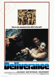 ポスター★映画『脱出』（Deliverance）1972 US版ポスター#2★バート・レイノルズ/ジョン・ヴォイト/ジョン・ブアマン