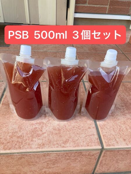PSB光合成細菌500ml×3袋セット #メダカ#金魚