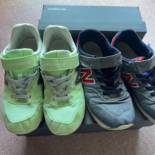 new balance キッズスニーカー 2足セット 23.0センチ 23.5センチ
