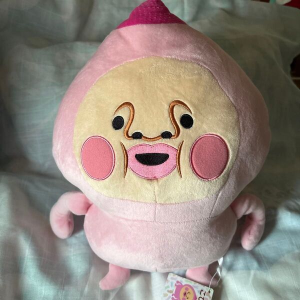 こびとづかん☆BIGぬいぐるみカクレモモジリピンク 未使用