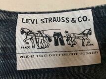 ★levi's★w30 78cm 7704 20 ジーンズ 裾ジップ リーバイス 濃紺 デニムパンツ Gパン_画像7