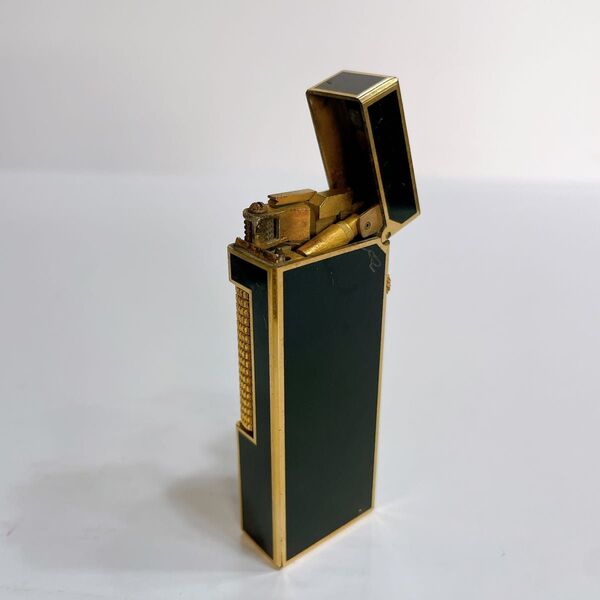dunhill ダンヒル ガスライター ローラー式 ブラック/ゴールド