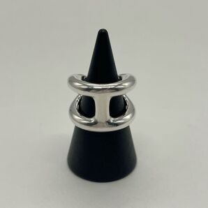 エルメス HERMES オスモズGM リング サイズ51 Ag925