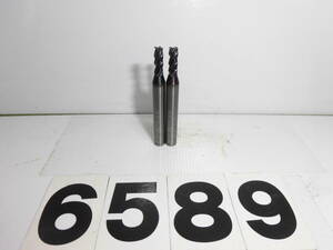 6589 Φ4 2本セット 超硬 エンドミル SUMITOMO 超美品 2.5Ｄ