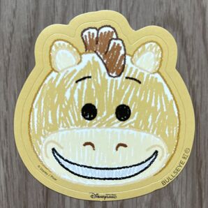 トイ・ストーリー ブルズアイシール ツムツムステッカー 6.5×6.5センチ 非売品 レア品 かわいい 香港ディズニーランド