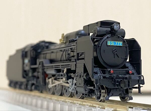 【真鍮パーツ使用】D51形 777号機 中津川機関区 塗装済完成品 kato 完成品 ワールド工芸 やえもんデザイン