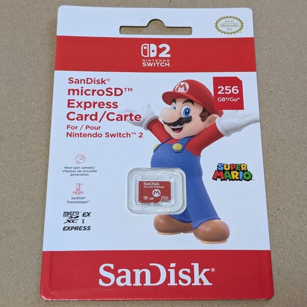 SanDisk microSD Express Card 256GB for Nintendo Switch 2 未開封新品