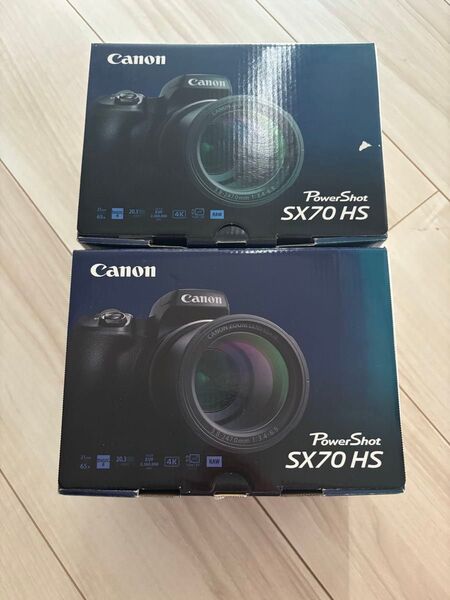 展示品 キヤノン Canon PowerShot SX70 HS デジタルカメラ 高倍率 コンデジ 2台まとめ売り