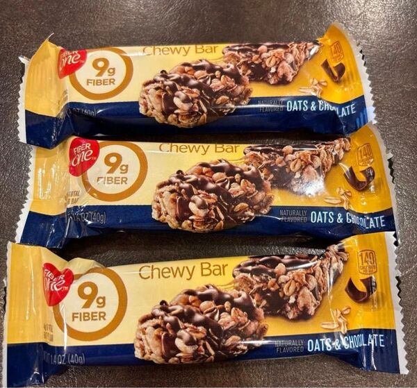 噛み応えのあるチューイーバー★オーツ麦&チョコレート★1本40g×3本