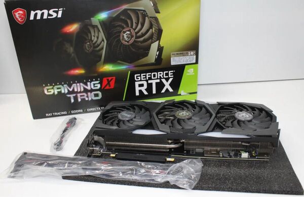中古 MSI GeForce RTX 2080 Ti GAMING X TRIO/グラフィックボード 11GB