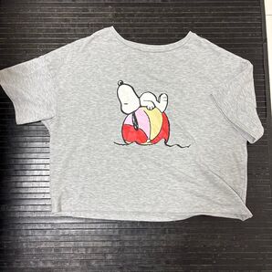 中古 GU スヌーピー 半袖シャツ
