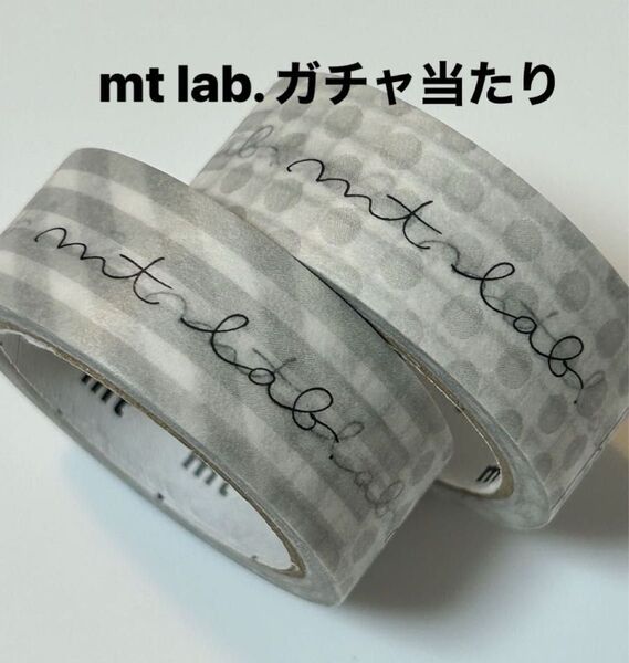 mt マスキングテープ mt lab.限定 ガチャ当たり mt lab.柄 2個セット