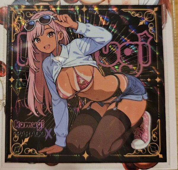 PARADOX こむぎ デニム ホログラム まんだらけ さん家祭り 自作シール