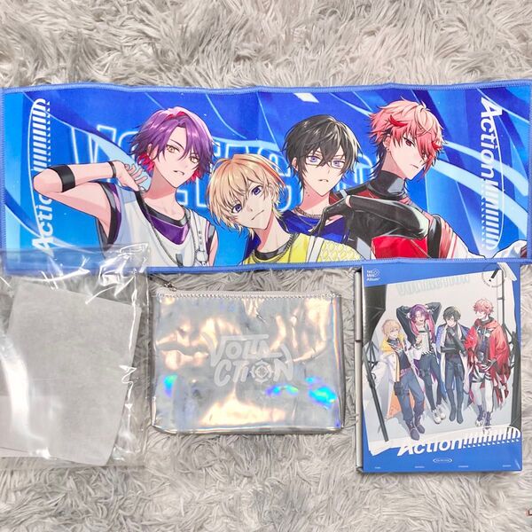にじさんじ VOLTACTION アルバム Action 特典 オーロラポーチ スローガン 風楽奏斗 渡会雲雀 四季凪 セラフ