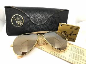  RayBan B&L производства 50 anniversary commemoration jenelaru уличный -z man 2 солнцезащитные очки RB-50 Gold Vintage Ray-Banboshu ром RayBan