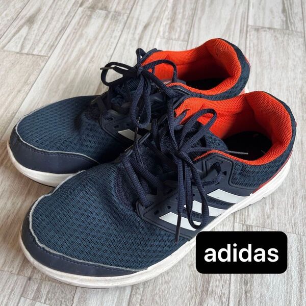 adidas アディダス ランニングシューズ スニーカー ネイビー 26.0cm スポーツシューズ