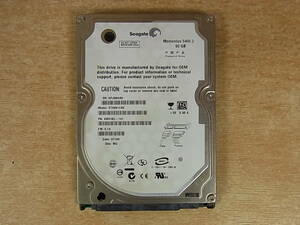 △B/458●シーゲート Seagate☆2.5インチHDD(ハードディスク)☆60GB SATA150 5400rpm☆ST96812AS☆中古品