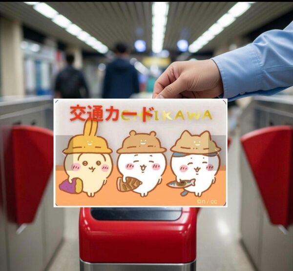 台湾限定 ちいかわ 秋の味覚デザイン 悠遊 悠遊カード 交通ICカード