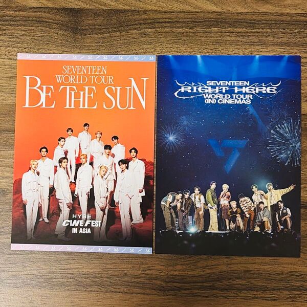 SEVENTEEN セブチ映画 入場特典 ポストカード2枚セット