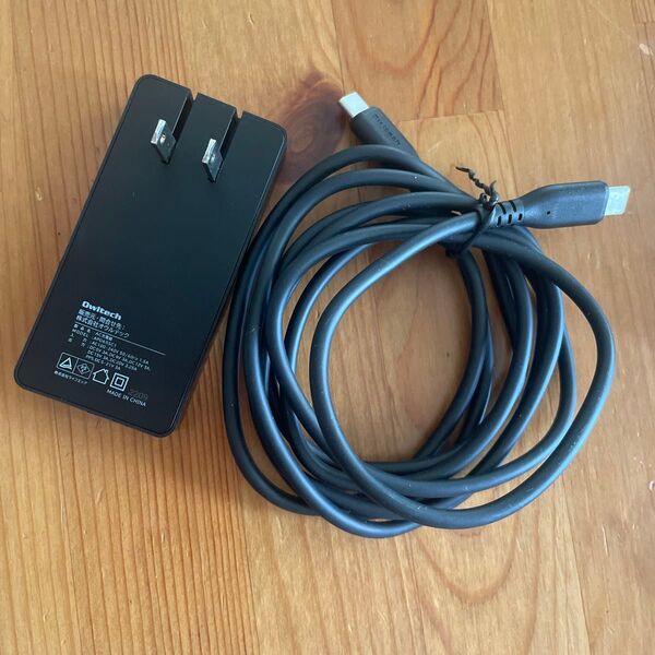 オウルテック スリム 薄型 PD65W 急速充電 PSE認証 ACアダブター APD65SC1-BK とType-Cケーブル