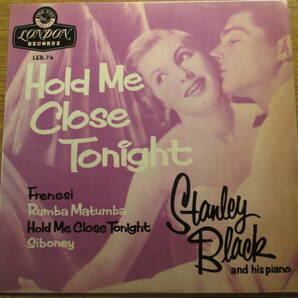 EPレコード　hold me close tonight　ホールド・ミー・クローズ・トゥナイト　ラテン　スタンリー・ブラック