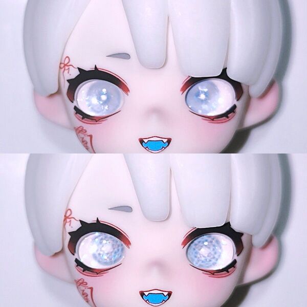 ドールアイ 8mm×8mm カボションアイ Nyssa ニサ 怪奇なナイトメア カスタムアイ 追視 ホラー オッドアイ