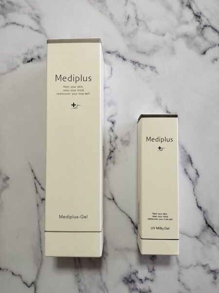 メディプラス メディプラスゲル UVミルキーゲル ゲル状美容液 日焼け止め 2個セット 新品未開封