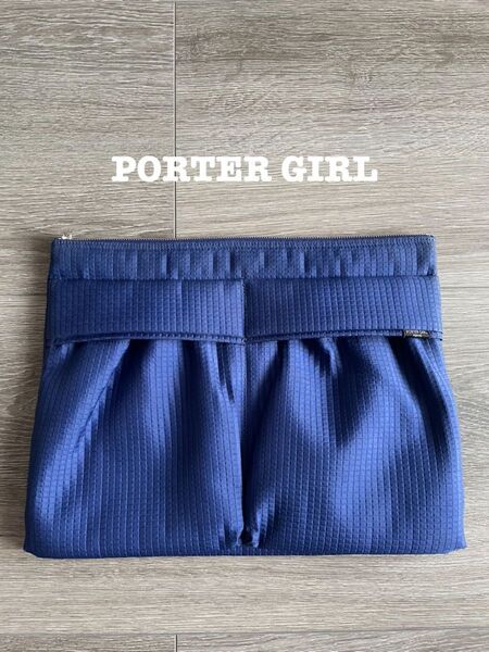 PORTER GIRL ポーターガール クラッチバッグ ポーチ ネイビー