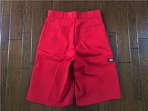 ディッキーズ Ｄｉｃｋｉｅｓ ハーフパンツ ルーズフィット ３０ 赤 レッド 短パン ショーツ 検索 スケボー スケート チカーノ ギャング_画像2