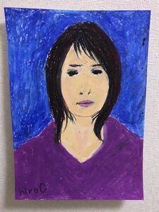 Art hand Auction Peintre Hiro C choix original, ouvrages d'art, peinture, peinture au pastel, dessin au crayon