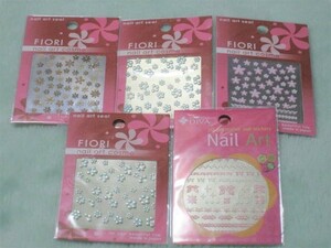 ★未使用 新品 ネイル シール Setto Nail FIORI まとめて 化粧品 プチプラ メイク ネイルケア ネイルアート用品 ビューティー