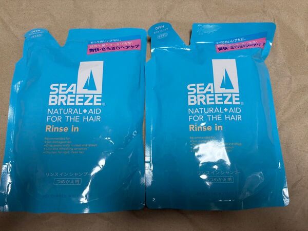 シーブリーズ リンスインシャンプー 詰替 400ml×2個SEA BREEZE クーポン消費に◎