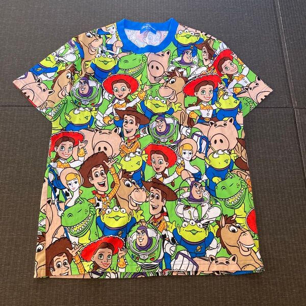 トイストーリー 総柄 Tシャツ オリエンタルランド キッズ 150 半袖 ディズニー Disney