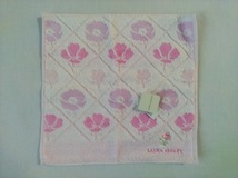 【正規品】Laura Ashley / ローラ・アシュレイ タオルハンカチ ピンク dyh-5027_画像3