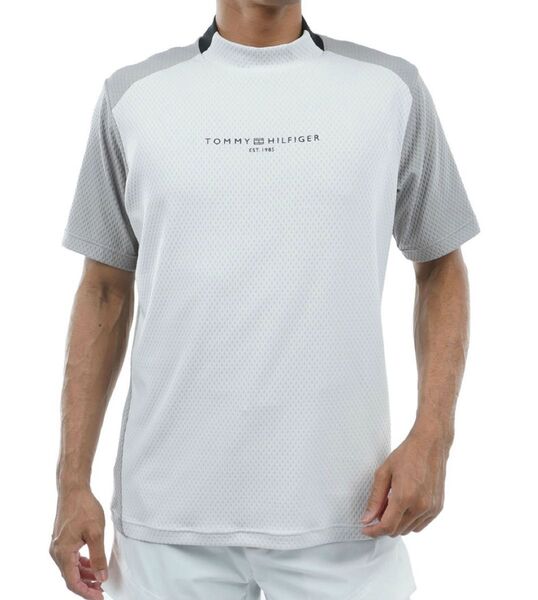 ゴルフウェア メンズ 男性 春夏 秋 トップス シャツ Tシャツ 半袖 UV モックネック ハイネック モックネックシャツ 速乾