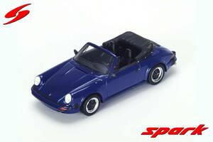 ■スパークモデル 1/43 1989 ポルシェ911 3.2 カブリオレ