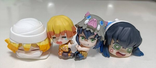 鬼滅の刃 おねむたん ハグコット ガチャガチャ 我妻善逸 嘴平伊之助