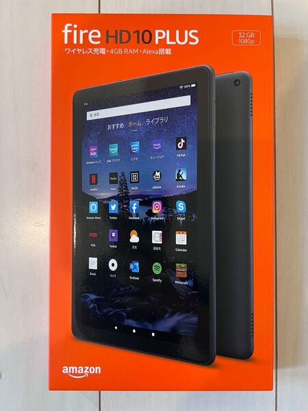 Amazon Fire HD 10 Plus タブレット 10.1インチHDディスプレイ 32GB スレート アマゾン