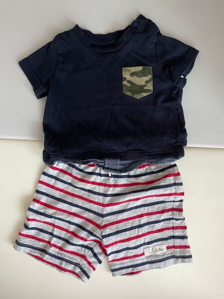 ベビー服 半袖Tシャツ ショートパンツ キッズ ハーフパンツ 男の子 上下セット