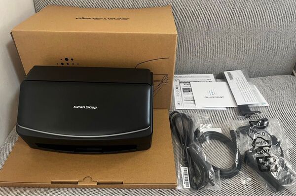 ScanSnap iX1600 RICOH 黒 美品 総スキャン枚数1963