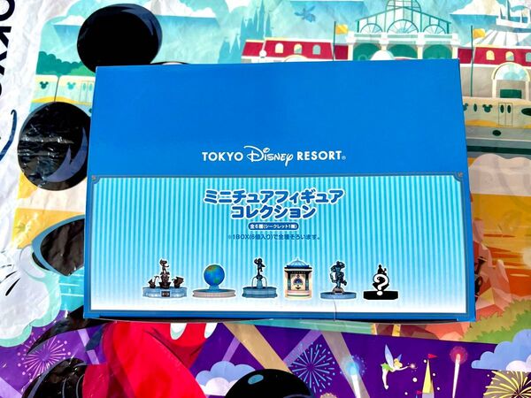 TDR★ディズニーリゾート☆ミニチュアフィギュアコレクション 噴水コンプリートセット★TDLTDS