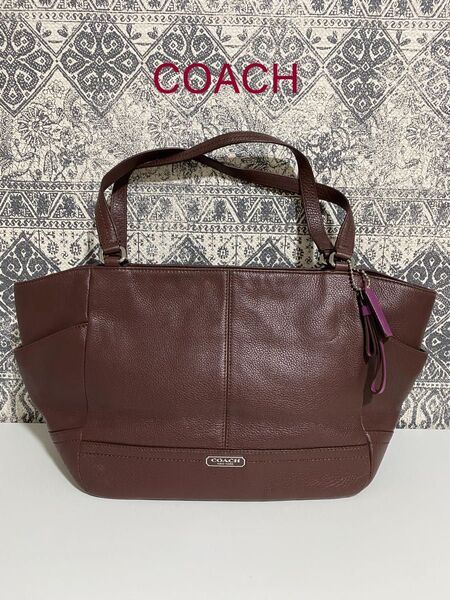 【美品】COACH コーチ F23284 レザー トートバッグ ショルダーバッグ