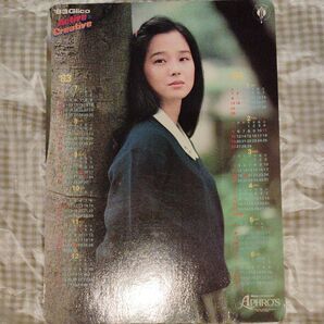 1983年 グリコ製品荷姿一覧 田中裕子カレンダーシート